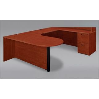 Fairplex Executive Desk with Grommet Holes and Wire Management