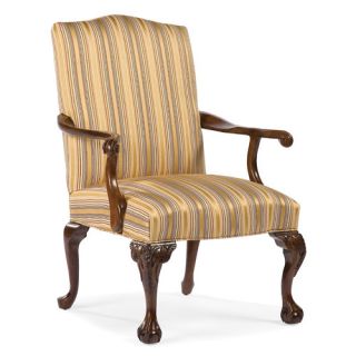 Fairfield Chair Ball and Claw Fabric Arm Chair
