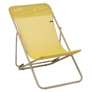 Maxi Transat Sand Folding Sling Chair (Set of 2)