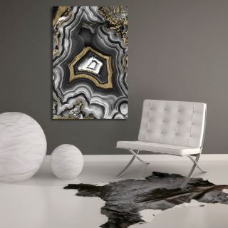 Mercer41 Adore Geo Graphic Art on Wrapped Canvas