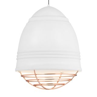 LBL Loft Grande 3 light Rubberized White Exterior with White Interior