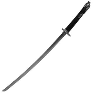 Silver Dragon Samurai Sword and Hidden Stiletto  
