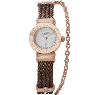 Charriol Womens ST20CP1.523.RO004 St Tropez Mother of Pearl Diamond