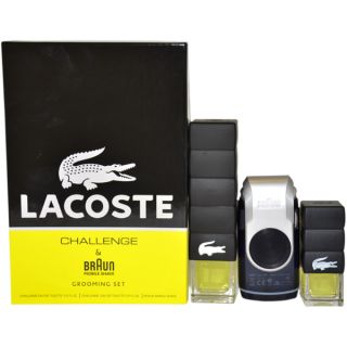 Lacoste Challenge Mens 3 piece Fragrance Gift Set  