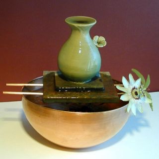 Art Matters Flower Vase Tabletop Fountain