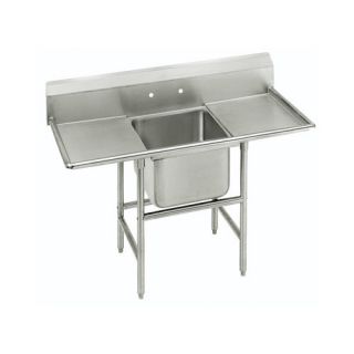 940 Series Single Seamless Bowl Scullery Sink