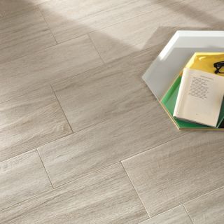 Bio Plank 8 x 48 Porcelain Wood Tile in Oak Ice by Lea Ceramiche