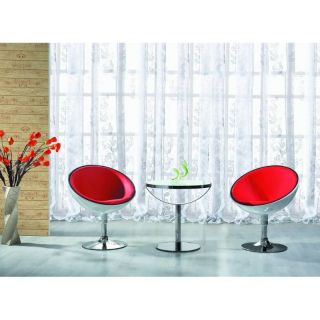 Neptune Red Bi Cast Leather Leisure Chair