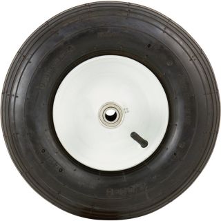 Marathon Tires Pneumatic Wheelbarrow Tire — 5/8in. Bore, 4.00–6in.  Wheelbarrow Wheels