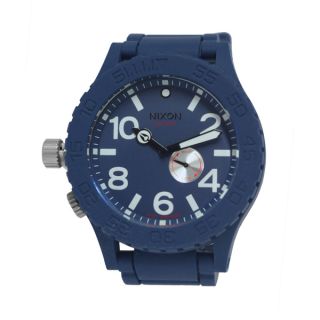 Nixon Mens 51 30 Rubber Strap Navy Watch