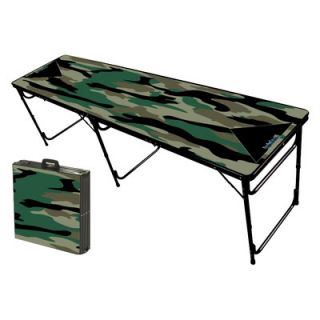 Camo Green Folding and Portable Beer Pong Table by Party Pong Tables