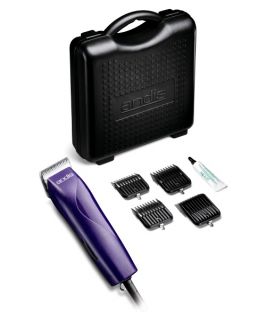 Andis MBG2 Pro Animal Purple Clipper Kit with Hard Case   Grooming Supplies