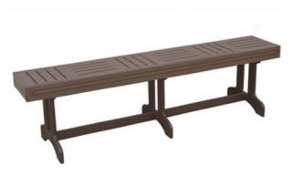 Monterrey Recycled Plastic Backless Bench   Outdoor Benches