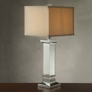 INSPIRE Q Felton 3 way Crystal Mirror Base 1 light Accent Table Lamp