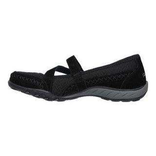 Womens Skechers Relaxed Fit Breathe Easy Love Story Mary Jane Black