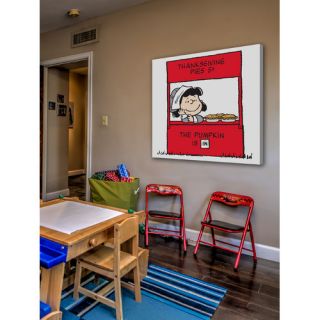 Peanuts Thanksgiving Pies Canvas Art by Marmont Hill