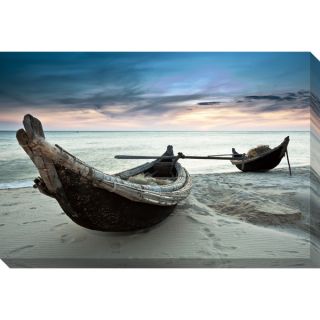 Contemporary Boats Oversized Gallery Wrapped Canvas   13948963