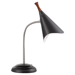 Adesso Draper 3234 Gooseneck Desk Lamp   Black   Desk Lamps