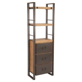 Moe's Home Collection Brooklyn Modern Bookcase   Dark Brown   Bookcases