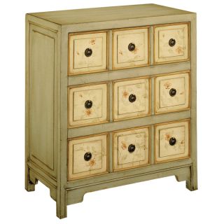 Fashion Furnishings 9 drawer White Apothecary Chest