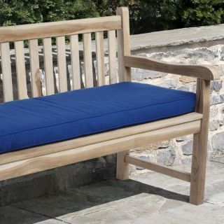 Clara 48 inch Outdoor Blue Bench Cushion with Sunbrella  