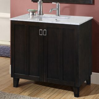 InFurniture IN 32 Series 36 Single Sink Bathroom Vanity Set