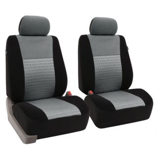 FH Group Trendy Elegance Grey Airbag Compatible Front Bucket Seat