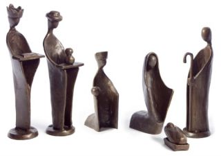 Danya B Mini Nativity Set   Set of 6   Sculptures & Figurines