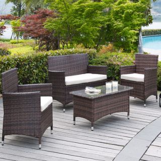 Coronado 4 Piece Seating Group with Cushions by DHI