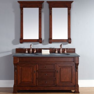 60 inch Brookfield Warm Cherry Double Vanity   Shopping