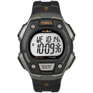 Timex Mens T5K821 Ironman Classic 30 Black/ Orange Watch   16978955
