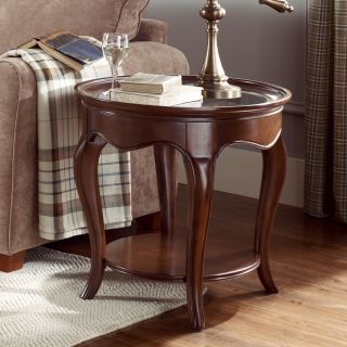 American Drew Cherry Grove The New Generation Oval End Table with Wood Top   End Tables