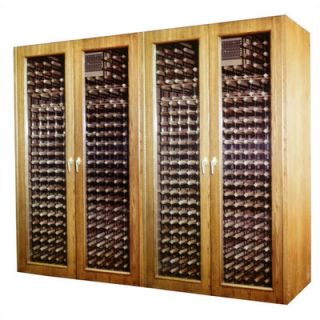 Vinotemp 1400G Oak Wine Cooler Cabinet with Glass Doors