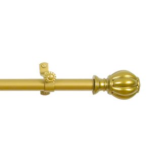 Elegant Decorative Catherine Gold 28 inch to 40 inch Rod and Finial