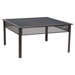 Woodard Jax micromesh Square Coffee Table   Patio Accent Tables