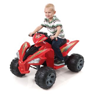 Fun Wheels Step 2 Super Quad Battery Powered Riding Toy   Red