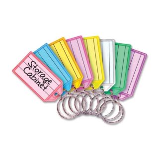 Multi colored Replacement Key Tag (4 per pack) by MMF INDUSTRIES
