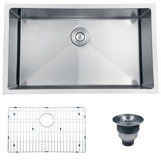 Ruvati 16 gauge Stainless Steel 32 inch Single Bowl Undermount Kitchen