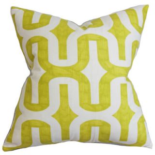 Jaslene Geometric Cotton Throw Pillow by The Pillow Collection