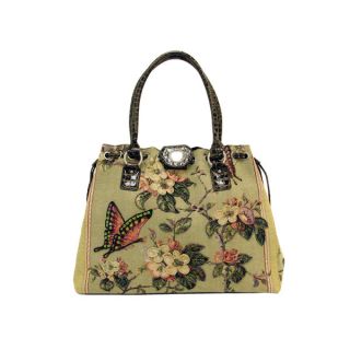 Mellow World Butterfly Hand beaded Tote Bag   Shopping   The