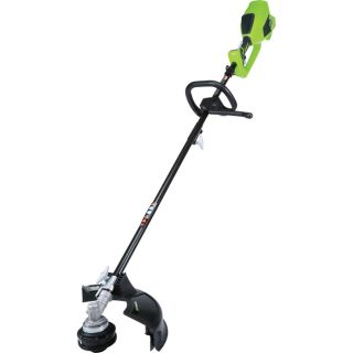 GreenWorks G-MAX Trimmer — DigiPro 40 Volt, 2.0Ah Li-Ion, 14in. Cutting Width, Model# 2100702  Trimmers   Brush Cutters