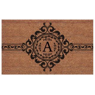 Letter A Garbo Extra Thick Monogrammed Doormat 16 x 26 867117f7 303e