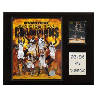 NBA 12 x 15 in. Heat 2005 06 NBA Champions Plaque   Collectible Wall Art & Photography