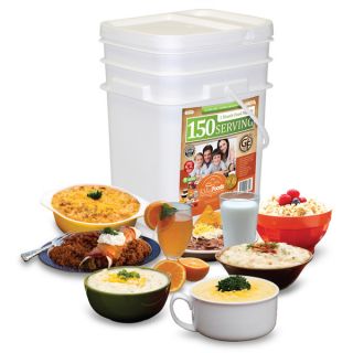 Relief Foods Gluten Free Entree & Breakfast Bucket (150 Servings