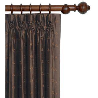 Eastern Accents Josephine Embroidered Silk Cotton Pleated Curtain