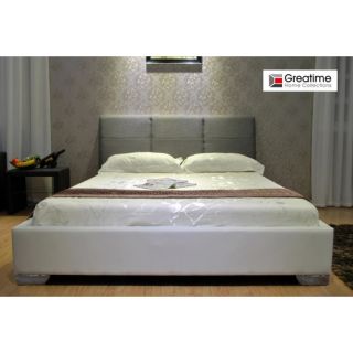 Upholstered Panel Bed by Greatime