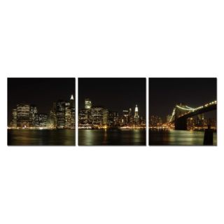 The City that Never Sleeps 3 Piece Photographic Print Set