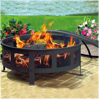 CobraCo Round Bravo Fire Pit with FREE Cover   Fire Pits