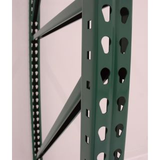 AK Industrial Teardrop Pallet Rack Frame — 42in.D x 120in.H, Model# AK-UFI-120-42  Warehouse Style Shelving