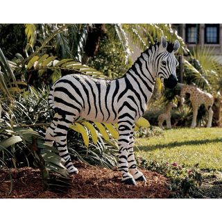 Design Toscano Zairen the Zebra Sculpture   Garden Statues